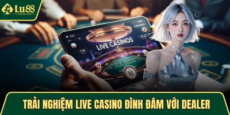 Trải nghiệm live casino đình đám với dealer nóng bỏng